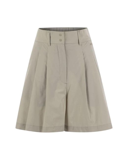 Herno Gray Casual Shorts