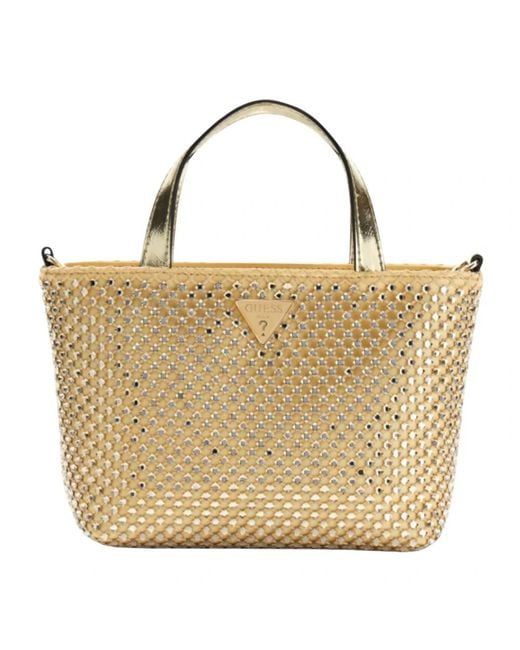 Guess Metallic Handbags