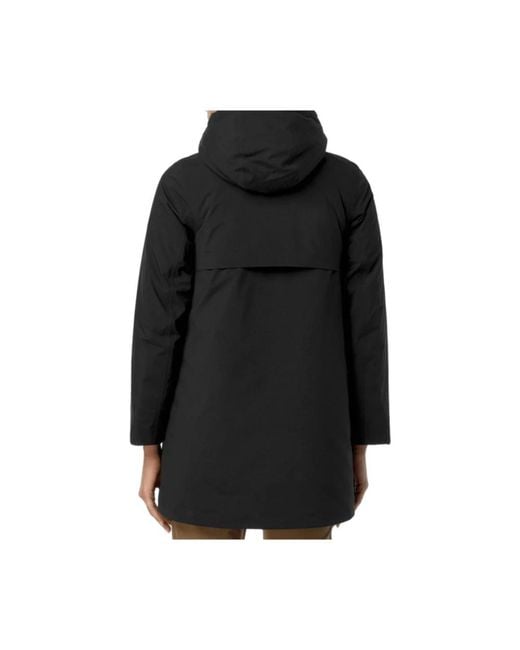 K-Way Black Parkas