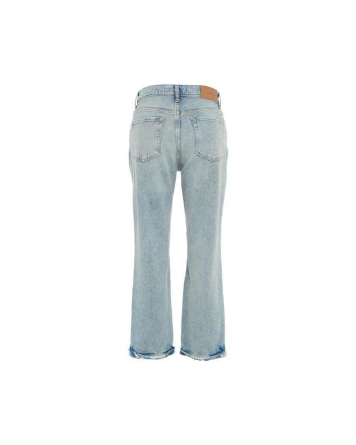 7 For All Mankind Blue Boot-Cut Jeans