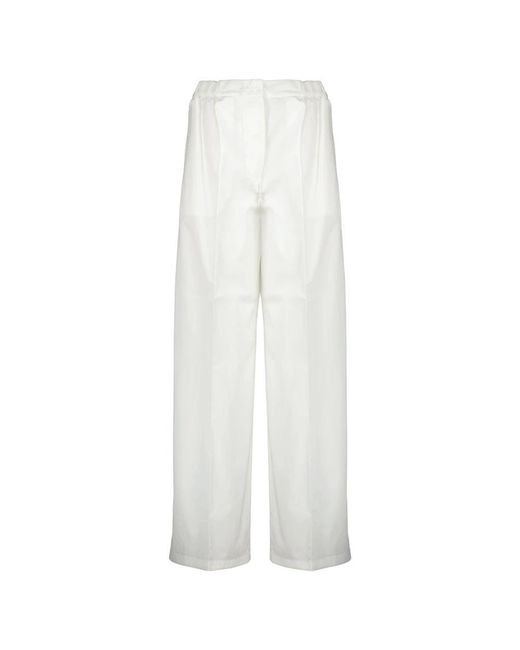Patou White Wide Trousers