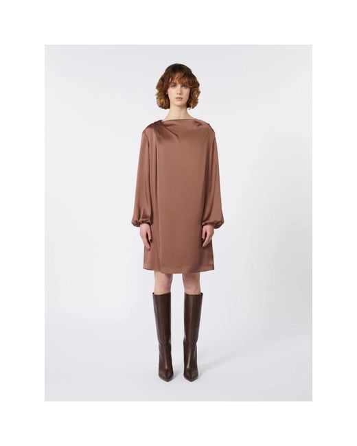Weekend by Maxmara Brown Short Dresses
