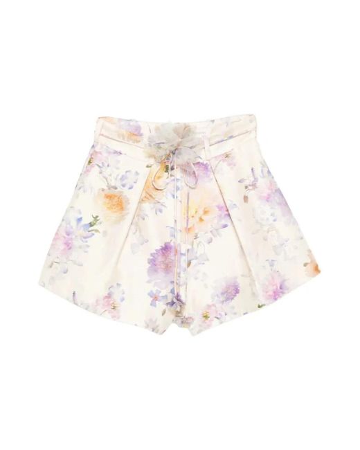 Zimmermann Multicolor Short Shorts