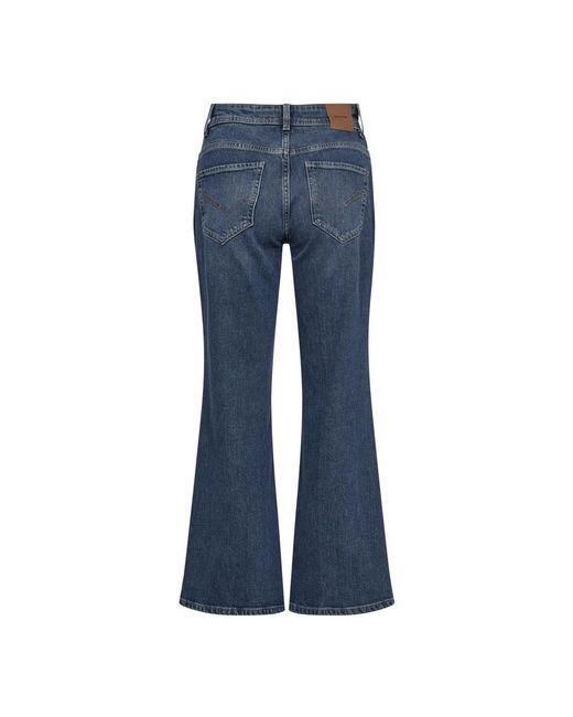 Mos Mosh Jeans ,Blauw ,Flared Jeans in het Blue
