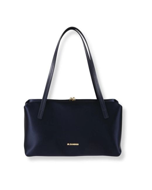Jil Sander Blue Shoulder Bags