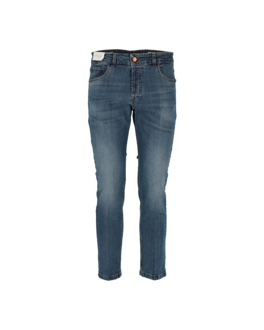 Jeans uomo slim cinque tasche di Entre Amis in Blue da Uomo