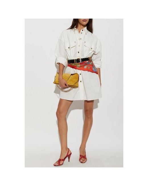 Versace White Shirt Dresses