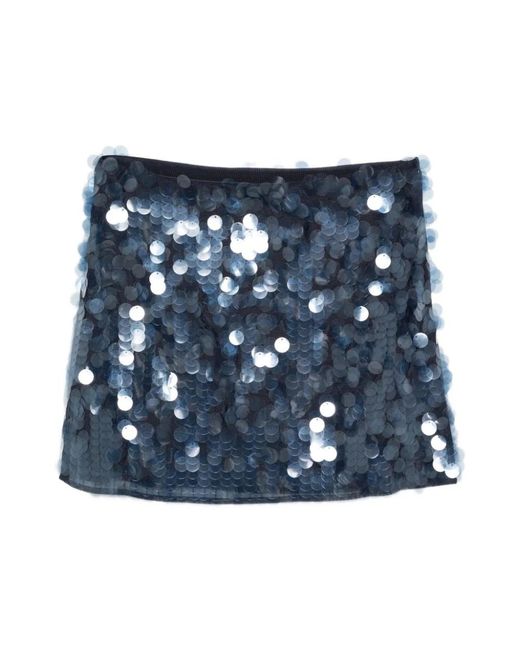 Marella Blue Short Skirts