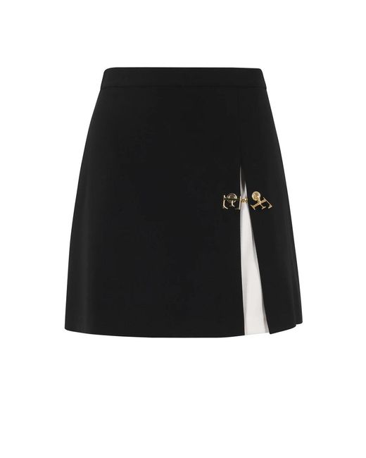 Elisabetta Franchi Black Short Skirts