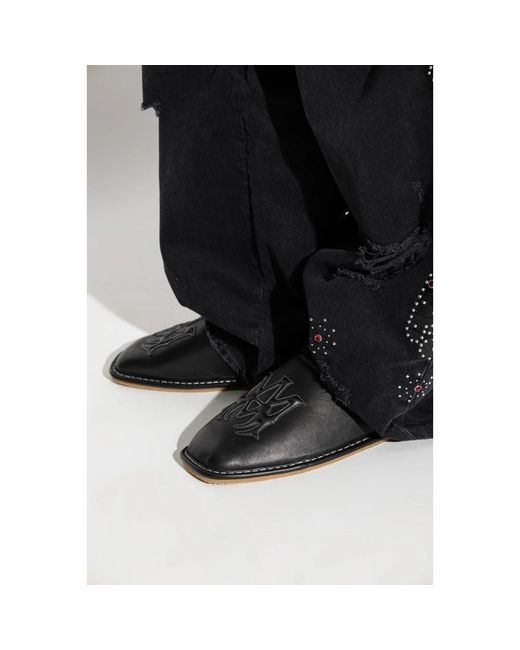 Amiri Black Mules for men