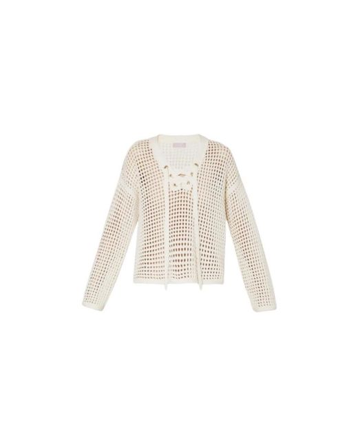 Knitwear > v-neck knitwear Liu Jo en coloris White