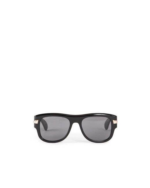 Gucci Schwarze Stilvolle Sonnenbrille Mit Uv-Schutz in Gray für Herren