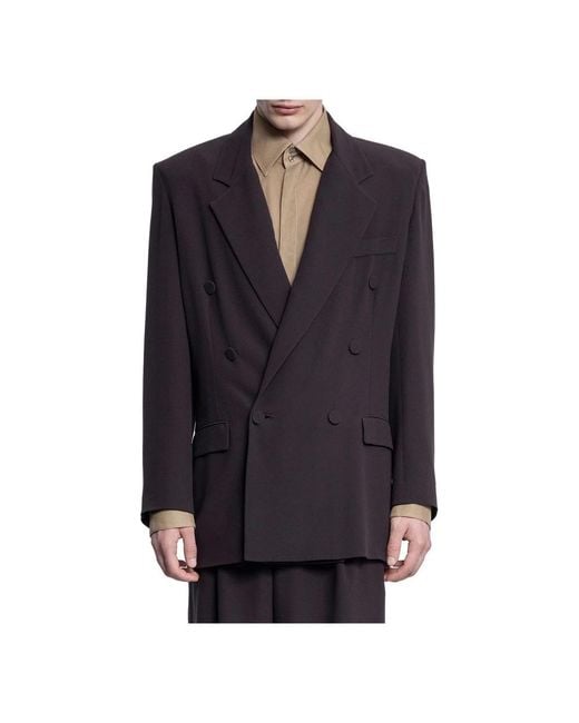 Saint Laurent Black Blazers for men