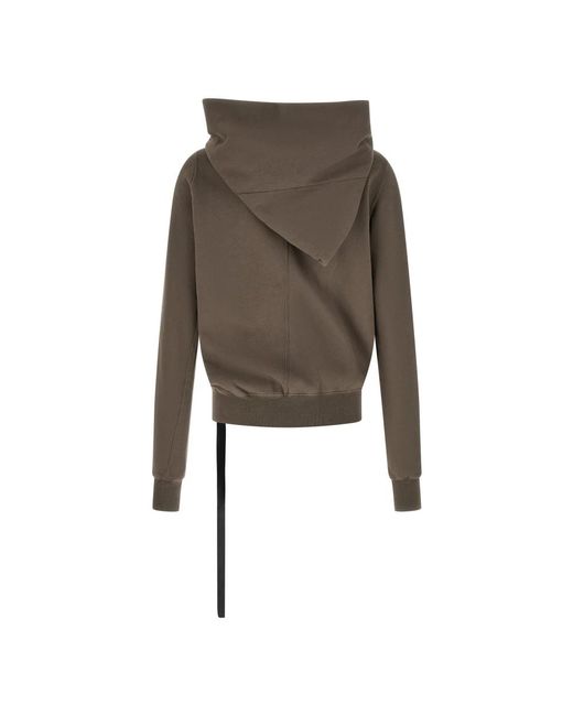 Rick Owens Brown Zip-Throughs for men