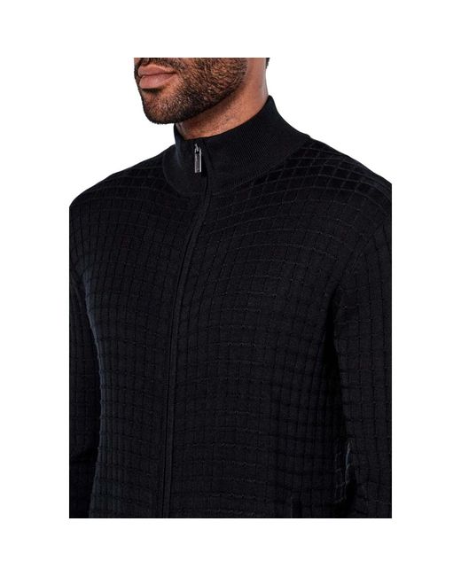 Emporio Armani Black Cardigans for men