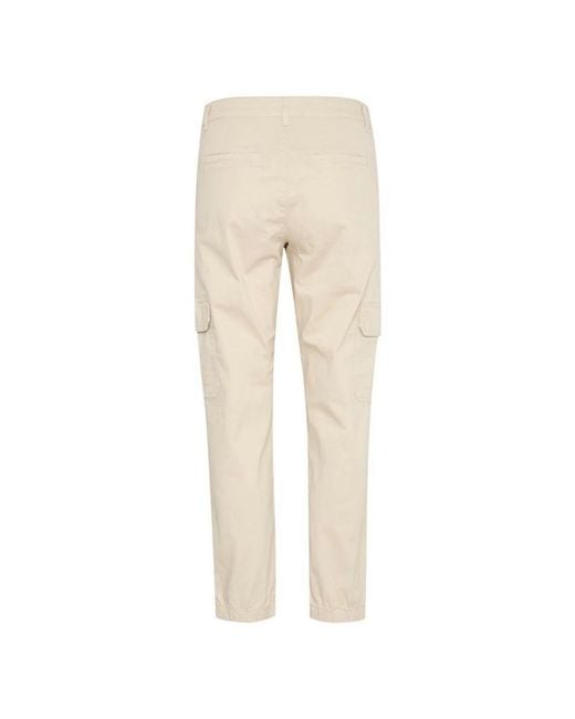 Part Two Slim-Fit Trousers in het Natural
