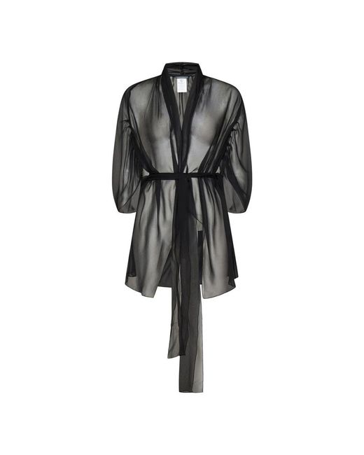 Alberta Ferretti Black Capes