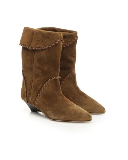 Isabel Marant Brown Cowboy Boots