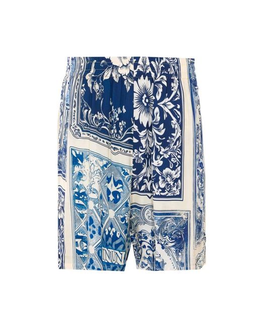 Ih Nom Uh Nit Blue Casual Shorts for men
