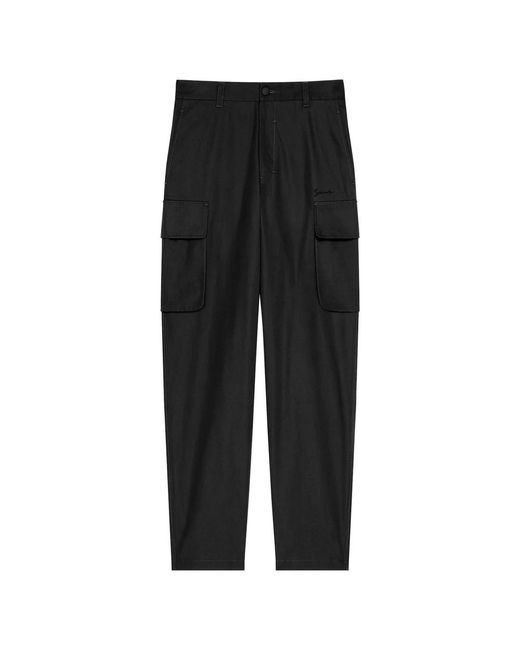 Straight Trousers Givenchy de hombre de color Black