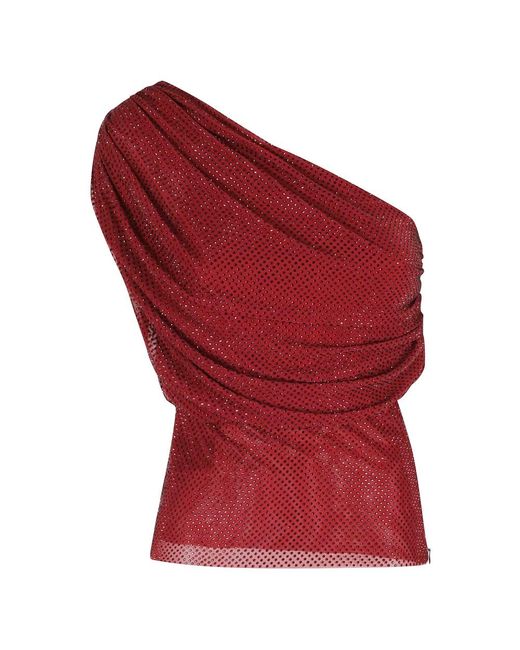 Self-Portrait Red Sleeveless Tops