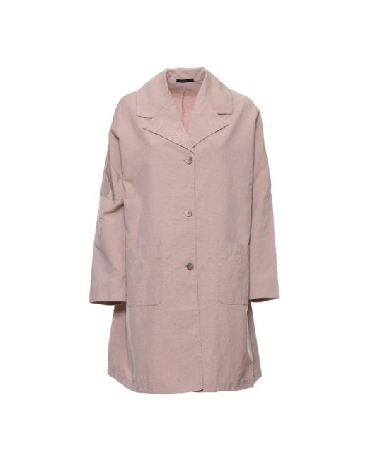 Transit Pink Single-Breasted Coats