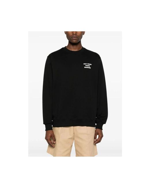 Drole de Monsieur Black Sweatshirts for men