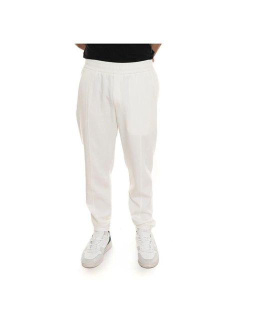 Emporio Armani Slim fit hose für männer in White für Herren