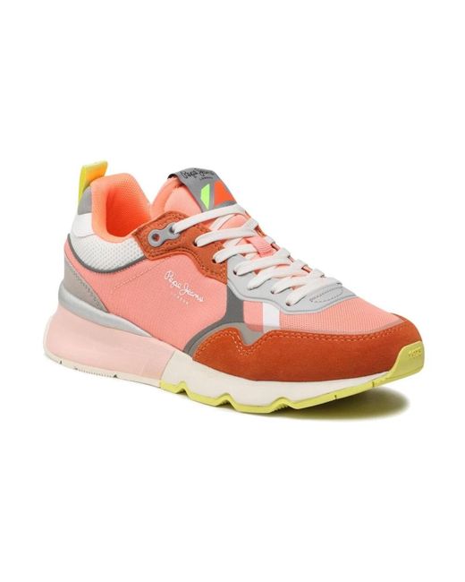 Pepe Jeans Pink Sneakers