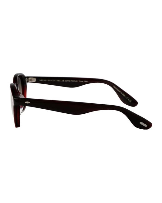 Oliver Peoples Brown Stylische peppe sonnenbrille für den sommer