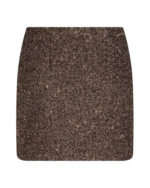 Ermanno Scervino Brown Short Skirts