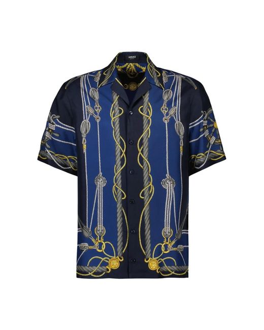 Shirts > short sleeve shirts Versace pour homme en coloris Blue