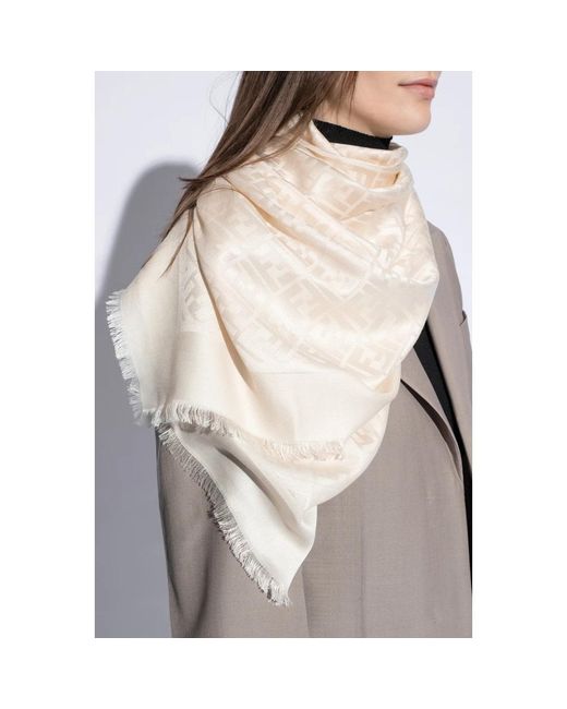 Fendi Natural Silky Scarves