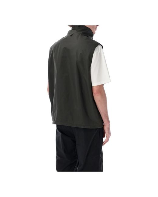 Nanamica Black Vests for men