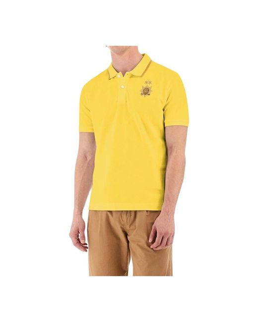 La Martina Yellow Polo Shirts for men