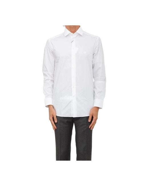 Etro White Formal Shirts for men