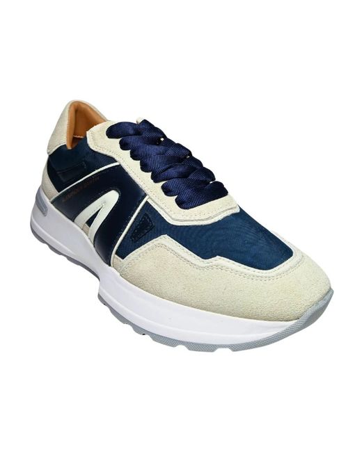 Alexander Smith Blue Sneakers for men