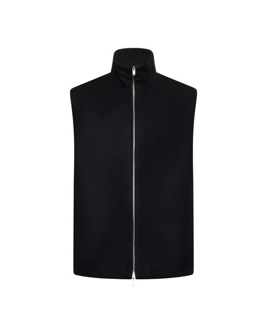 Jil Sander Black Vests for men
