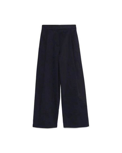 Emporio Armani Blue Blaue Hose Mit Dart-Details