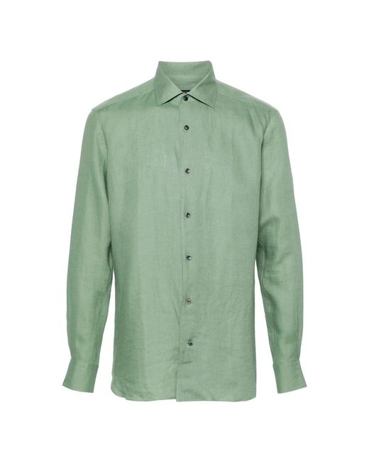 Zegna Green Casual Shirts for men