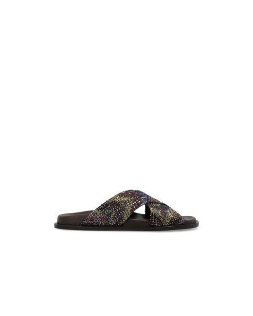 Missoni Black Sliders