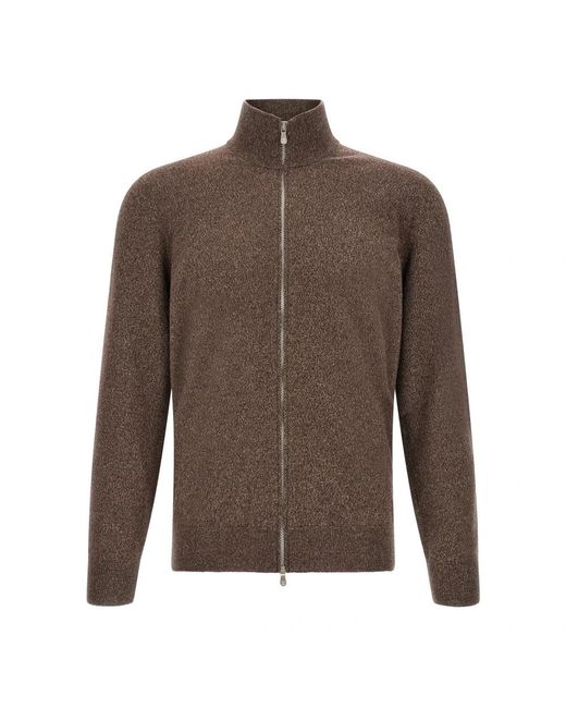 Cashmere Knitwear Brunello Cucinelli de hombre de color Brown