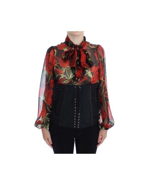 Dolce & Gabbana Red Blouses