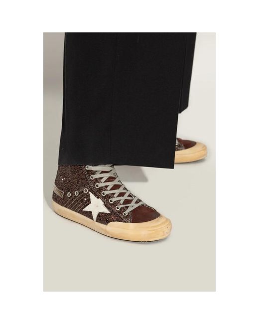 Golden Goose Deluxe Brand Brown Sneakers