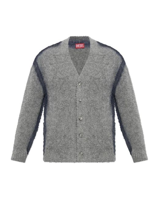 Cardigans DIESEL pour homme en coloris Gray
