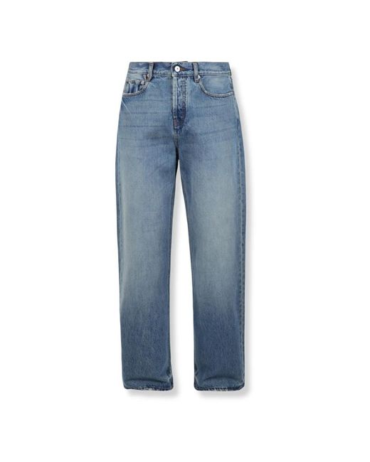 Jacquemus Blue Straight Jeans for men
