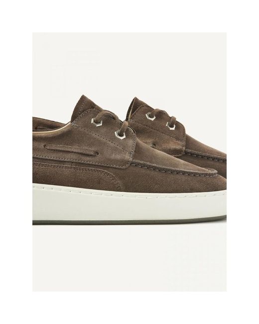 Nubikk Brown Sailor Shoes for men