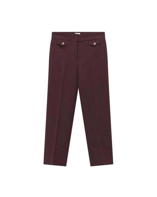 Seductive Rechte Broek in het Purple