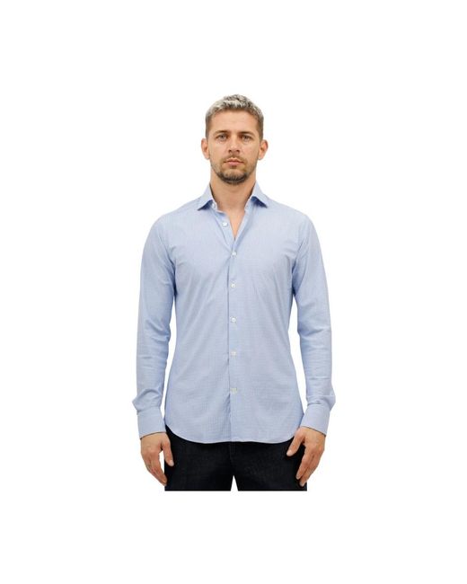 Caliban Blue Casual Shirts for men