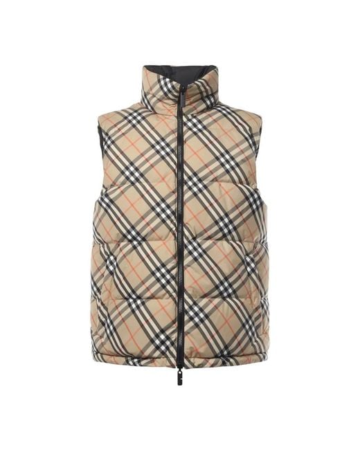 Burberry Vests in het Gray voor heren